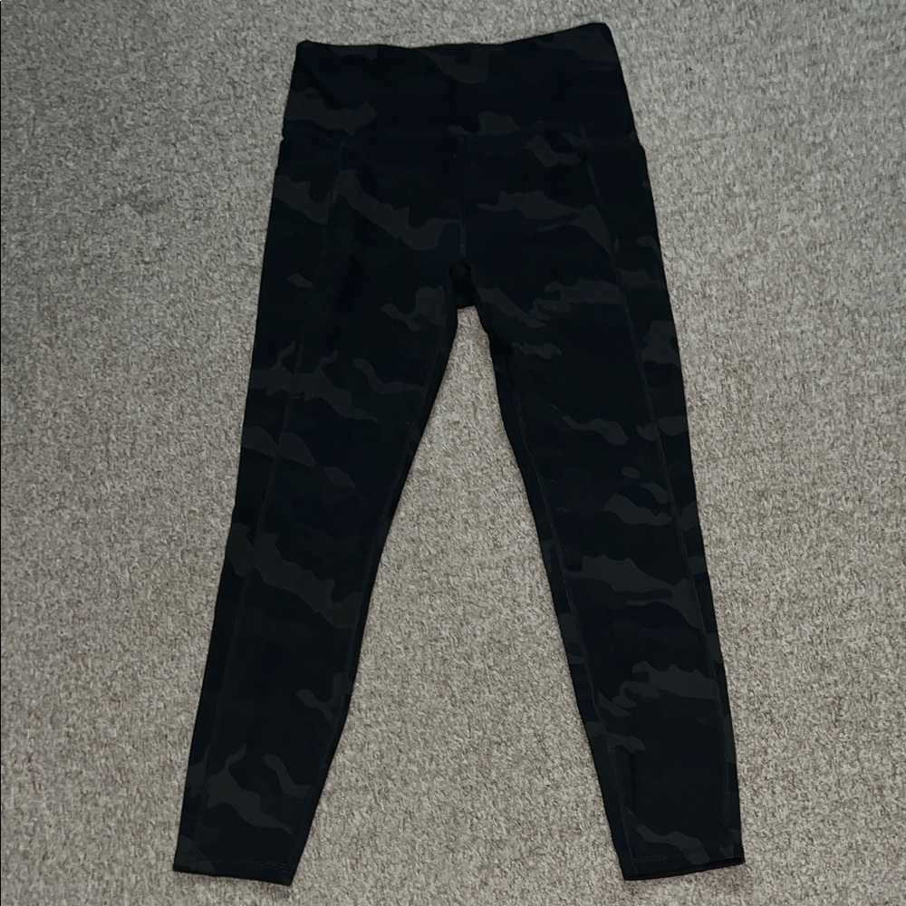 RBX Black Camouflage Leggings Size Large
